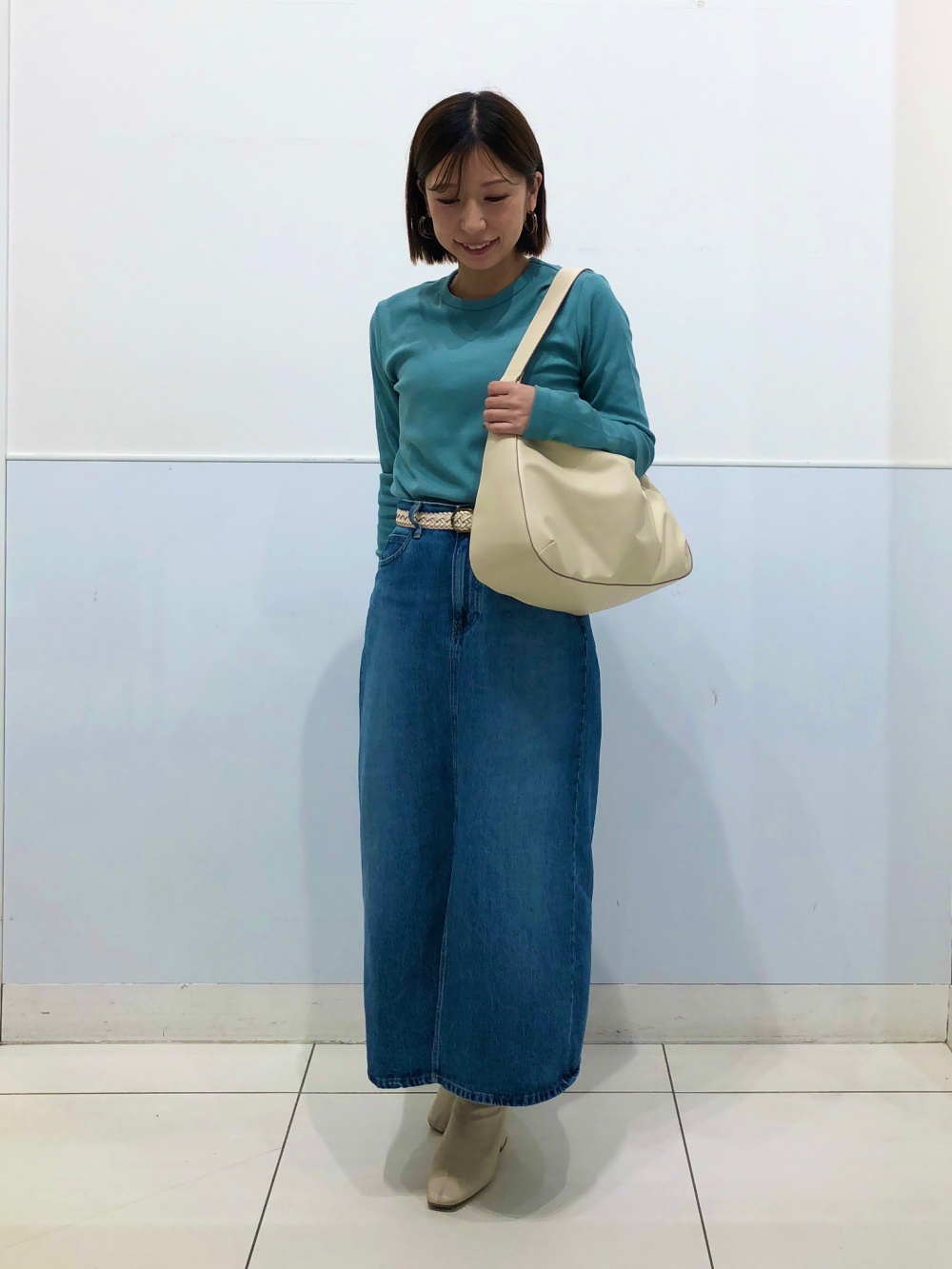 ブラッシュドジャージージャンパースカート（標準丈・116～127cm