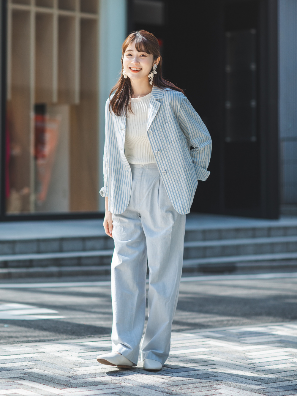 ユニクロ　イネス　リネンコットンギャザースカート　L カバーオール 私も【ユニクロ × イネス】ギャザースカートを買いました。 | LEE