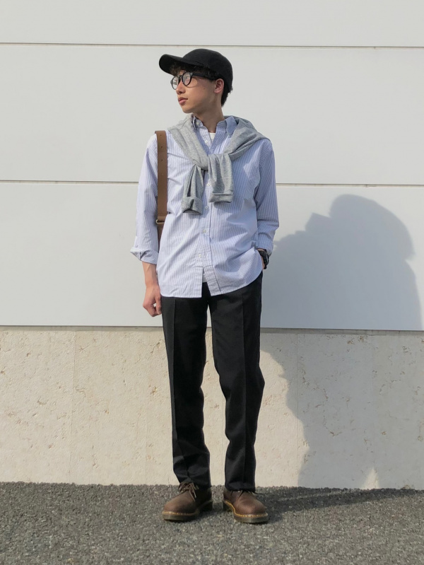 ストレッチウールパンツ（メンズ）の着用コーディネート一覧| ユニクロ公式