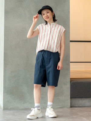 ユニクロ公式 | リネンブレンドロングシャツ/ノースリーブ