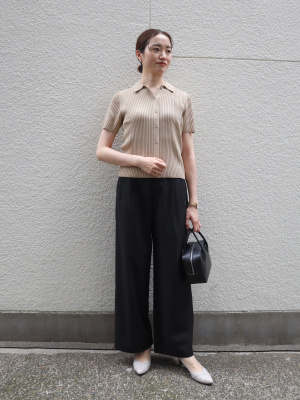 ユニクロ公式 | タックワイドストレートパンツ