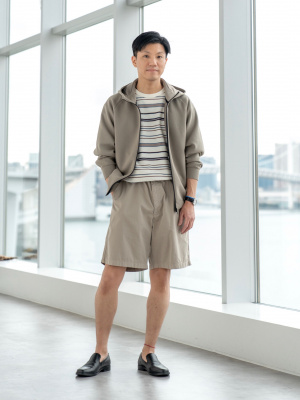 UNIQLO NK ドライストレッチスウェットパーカー　ブルー ユニクロ公式 | ドライストレッチスウェットフルジップパーカ