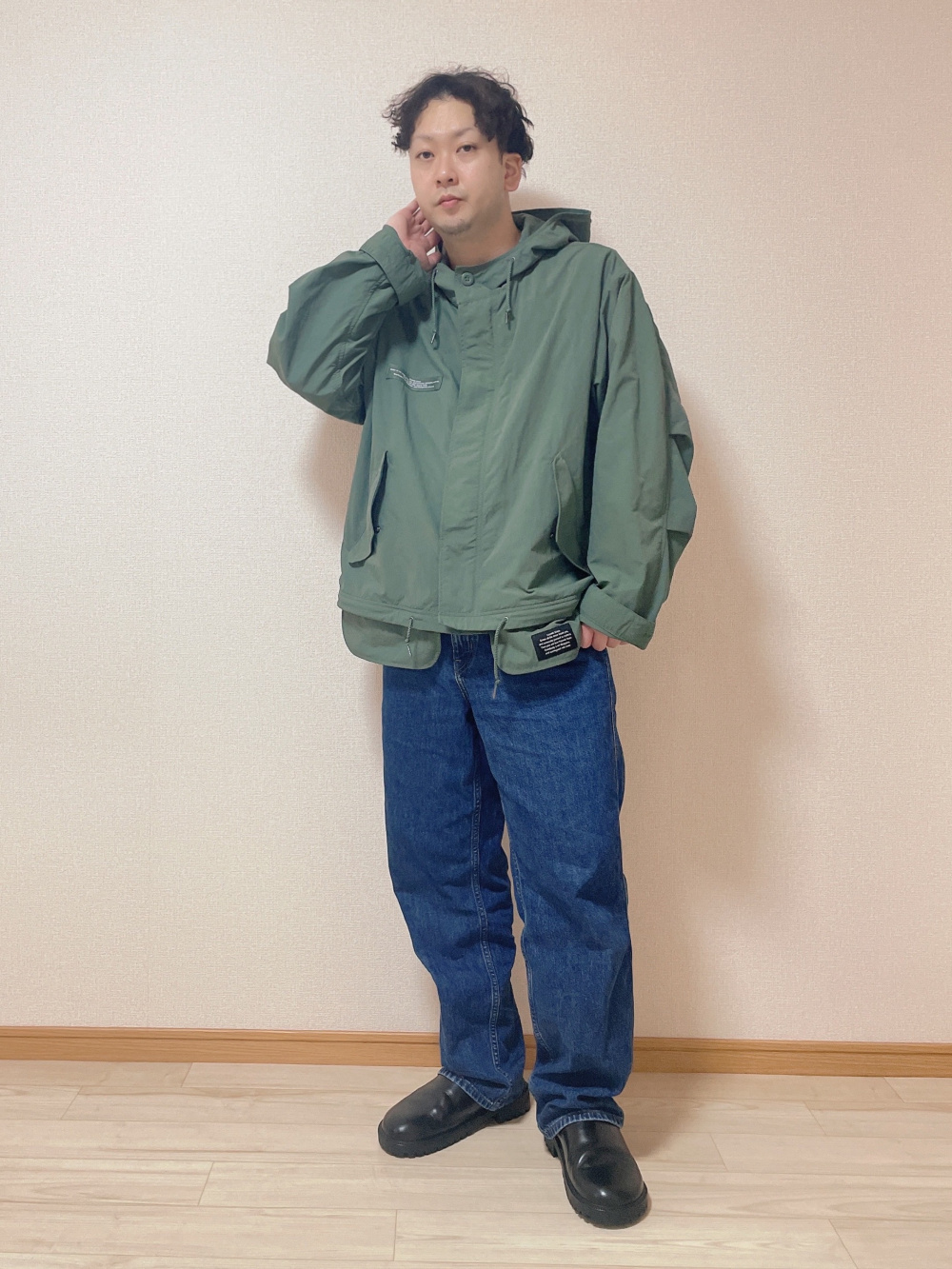 オーバーサイズポケツキTシャツ/5分袖、ラガーポロシャツ（長袖