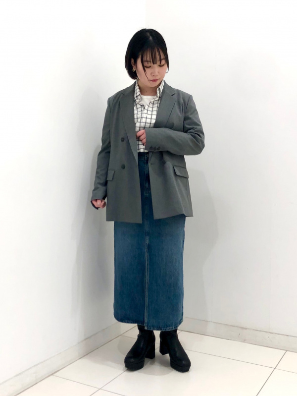 ダブルジャケットのコーディネート・着用イメージ｜ユニクロ公式