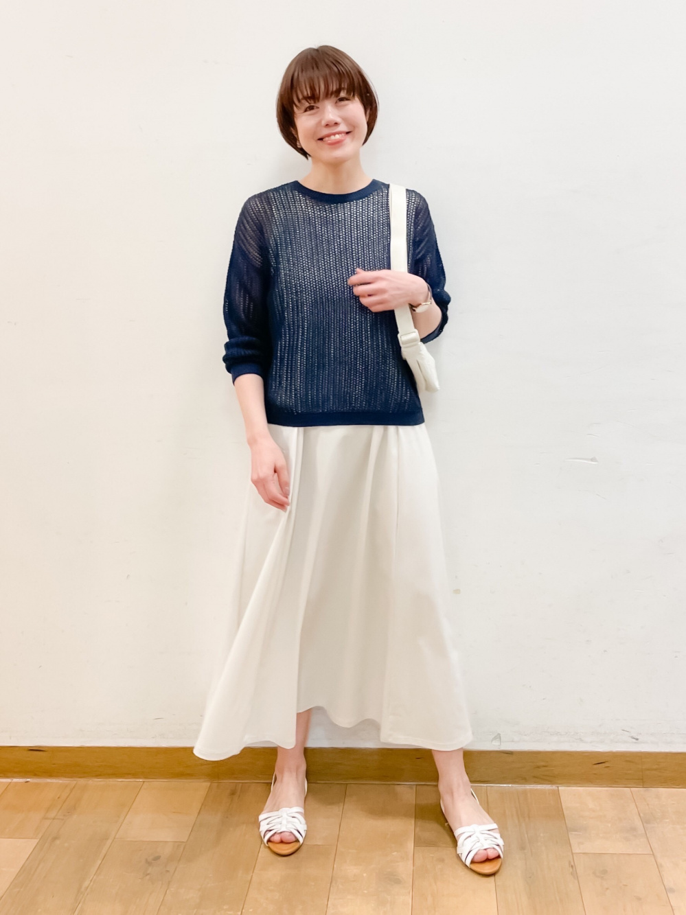 リラックスボーダーTシャツ 半袖