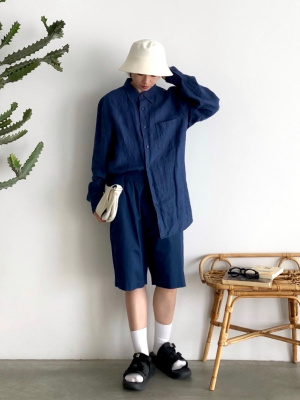 日本製の花篭２個セット ユニクロ公式 | UVカットニットバケットハット