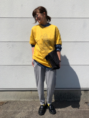 LGB スカルミッキー ロンＴ イエロー ユニクロ公式 | ミッキー スタンズ UT