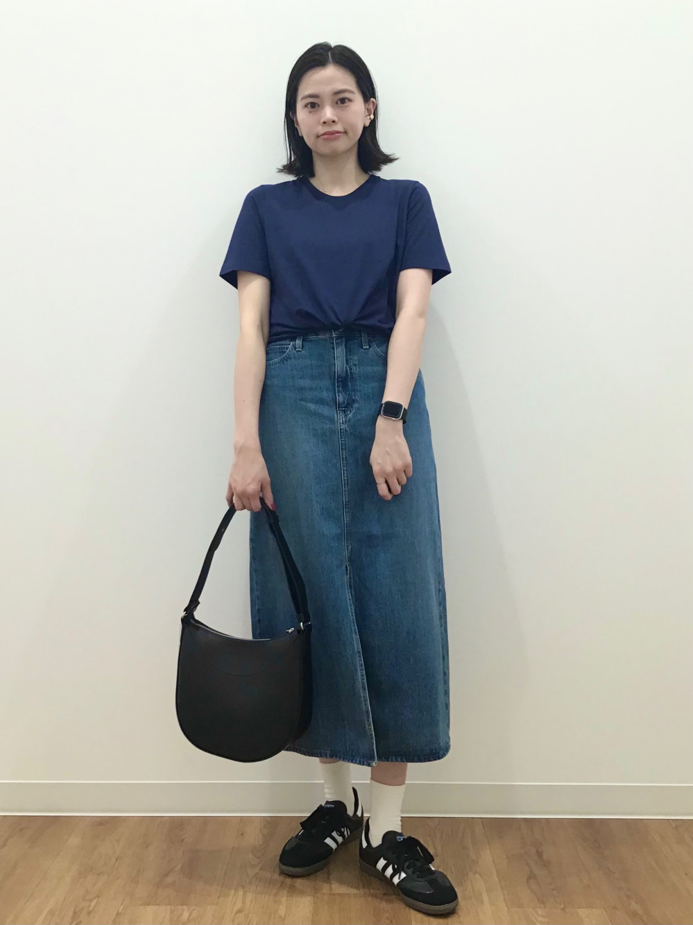 スーピマコットンクルーネックT、ウールノースリーブジャケット スーピマコットンクルーネックT、ウールノースリーブジャケット