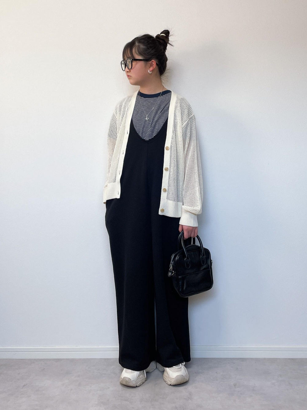 スラブジャージーボーダークロップドT（半袖）、ウルトラ