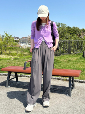 ユニクロ公式 | UVカットクルーネックカーディガン（長袖）