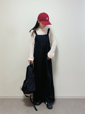 ユニクロ公式 | GIRLS リネンブレンドサロペット