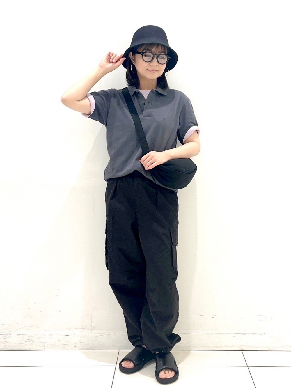 PEACE FOR ALL Tシャツ/綾瀬はるか、ワイドフィットパラシュート