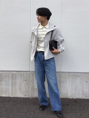 ユニクロ公式 | ドライカノコボーダーポロシャツ