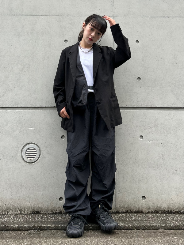 美品】ユニクロ ボリュームスリーブコクーンブルゾン 黒ブラック 