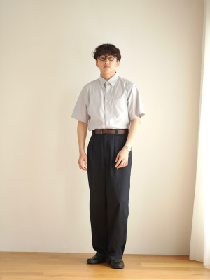 【毎シーズン完売必至】ビッグマック ワイドパンツ 黒 サイズS 通年着用可 ユニクロ公式 | タックワイドパンツ