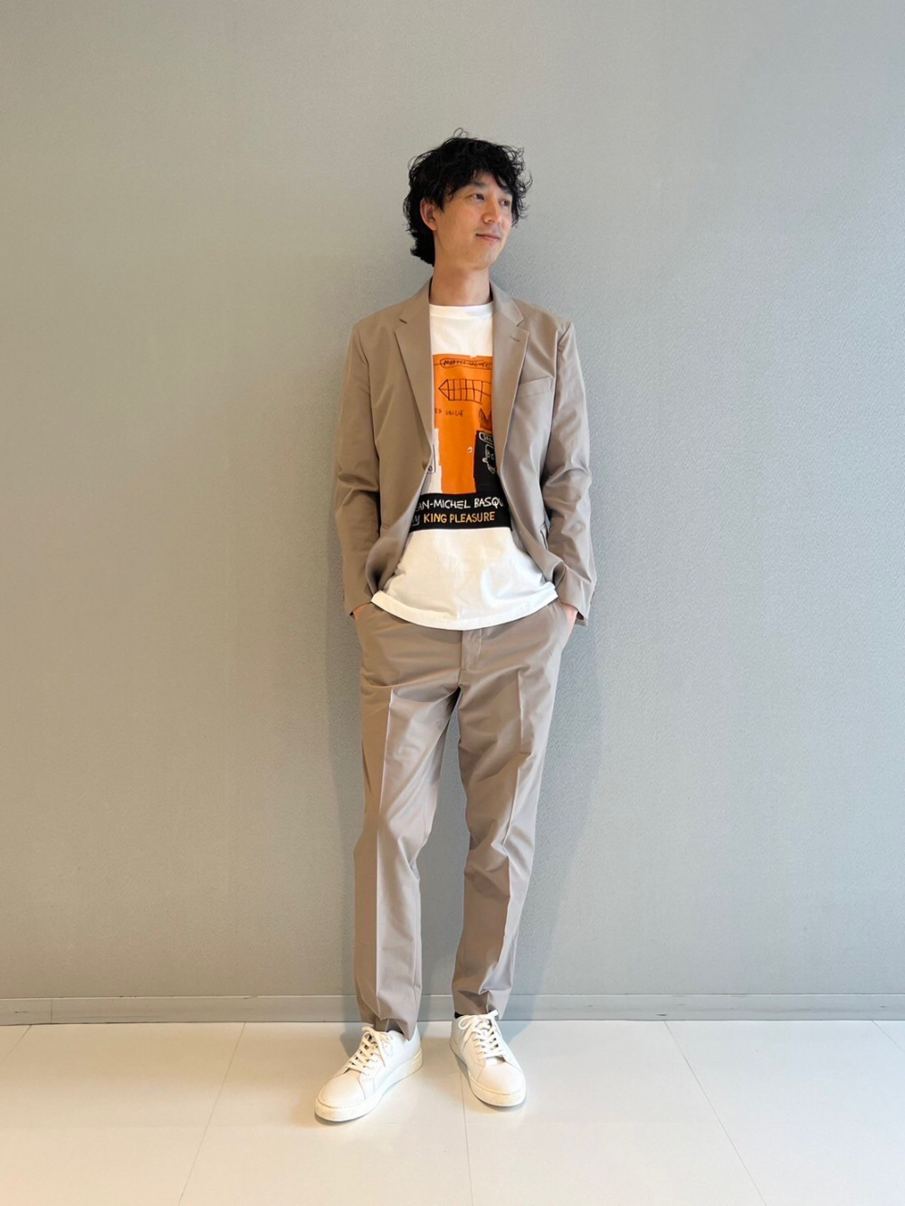 未使用 ユニクロ UNIQLO 感動パンツ ノンアイロンジャージシャツ　セット ドライノンアイロンジャージーシャツ/ボタンダウン、感動パンツ
