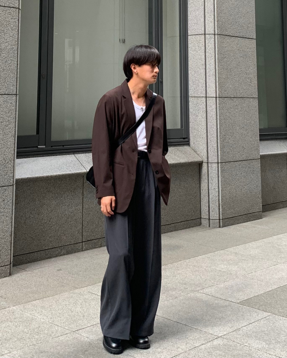 テーラードジャケット セットアップ可能」の着用コーディネート