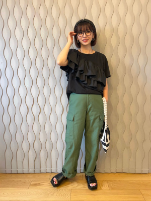 Jil Sander ワイド カーゴパンツ | ブラック | FARFETCH JP