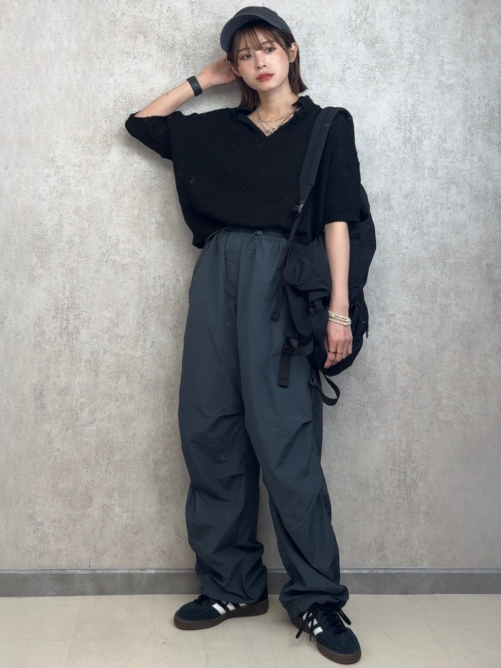 パラシュートパンツ/丈長め」の着用コーディネート| ユニクロ公式