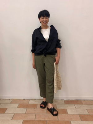 ブルネロクチネリ リネンコットン テーパードパンツ 44 UNIQLO（ユニクロ）の「リネンコットンテーパードパンツ（その他