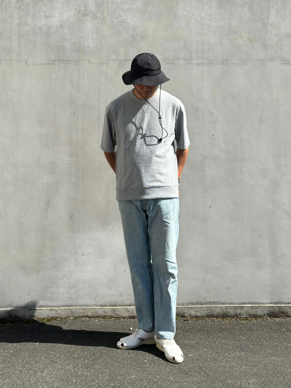 ボーダーTシャツ（半袖）、ジャージーテーラードジャケット