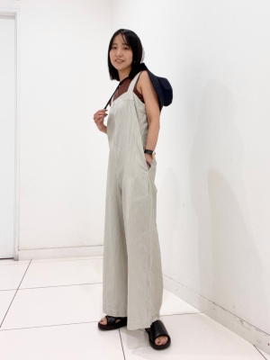 yuu　リネンサロペット yuu リネンサロペット ユニクロ公式 | リネンブレンドサロペット