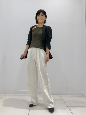 【新品・一部店舗・激レア！！】ユニクロ　イネス　ベルベットブルゾン　Lサイズ 10122144-1.jpg