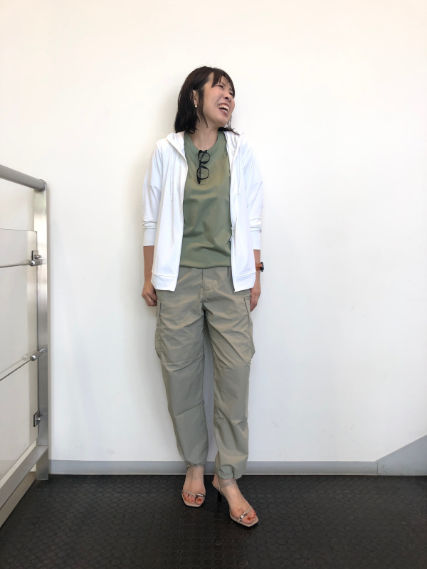PEACE FOR ALL Tシャツ/綾瀬はるか、ワイドフィットパラシュート