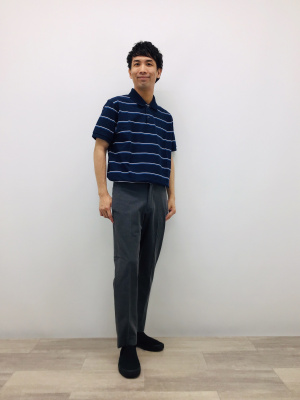 ユニクロ公式 | ドライカノコボーダーポロシャツ