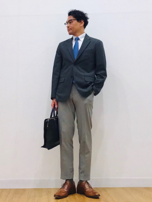 感動ジャケット　感動パンツ　スリムフィットシャツ　シルクネクタイ 感動ジャケット、スーパーノンアイロンスリムシャツ/セミワイド