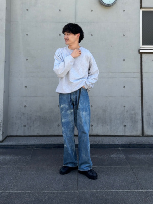 ユニクロユー スウェットクルーネックシャツ パンツ 上下セット