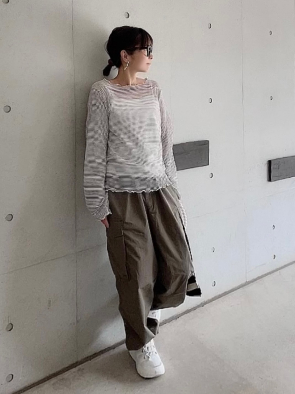 PEACE FOR ALL Tシャツ/綾瀬はるか、ワイドフィットパラシュート