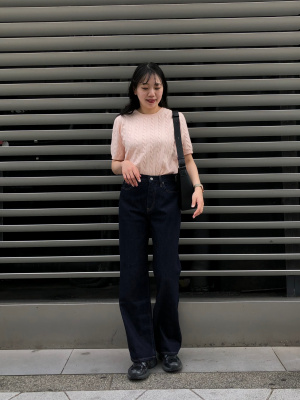 ユニクロ公式 | ワイドストレートジーンズ