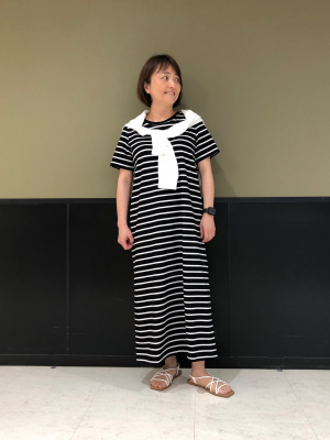 ユニクロ　マメクロゴウチ　エアリズムコットンブラワンピース　XL ブラック　① UNIQLO× Mameコラボ】全色買いしてしまった”エアリズムコットン