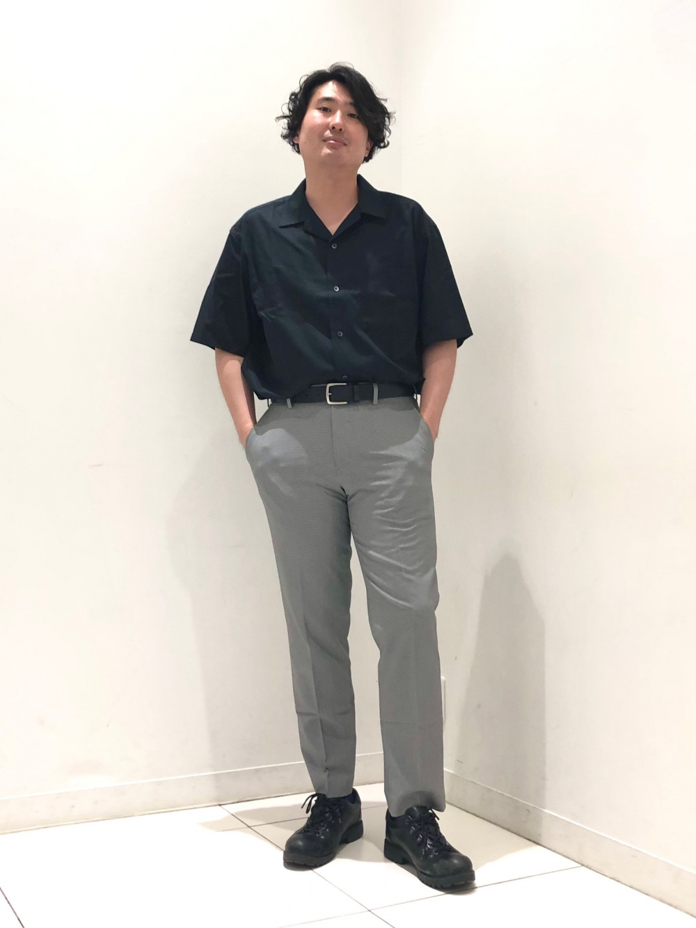ユニクロ　セットアップ　感動ジャケット・パンツ　チドリ テーラードジャケット セットアップ可能、感動パンツ/チドリ」の