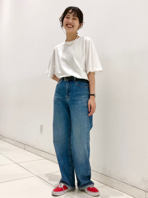 ユニクロ公式 | ワイドストレートジーンズ