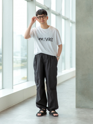 PEACE FOR ALL Tシャツ/綾瀬はるか、ワイドフィットパラシュート
