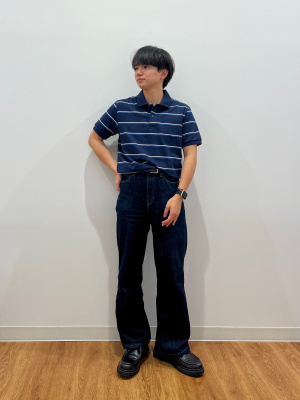 ユニクロ公式 | ドライカノコボーダーポロシャツ