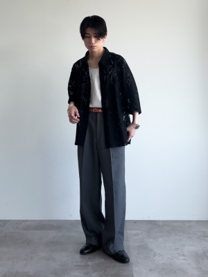 ユニクロ公式 | タックワイドパンツ（ツータック・丈標準69～71cm）