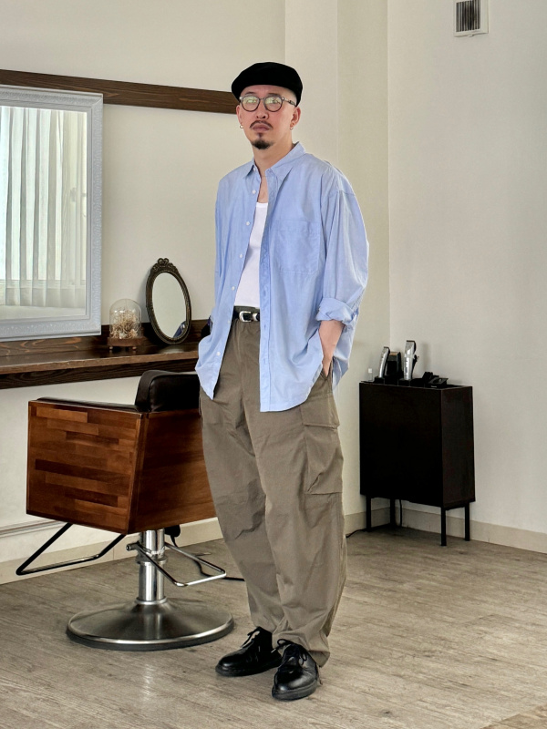 エクストラファインコットンブロードシャツ（長袖）、感動パンツ