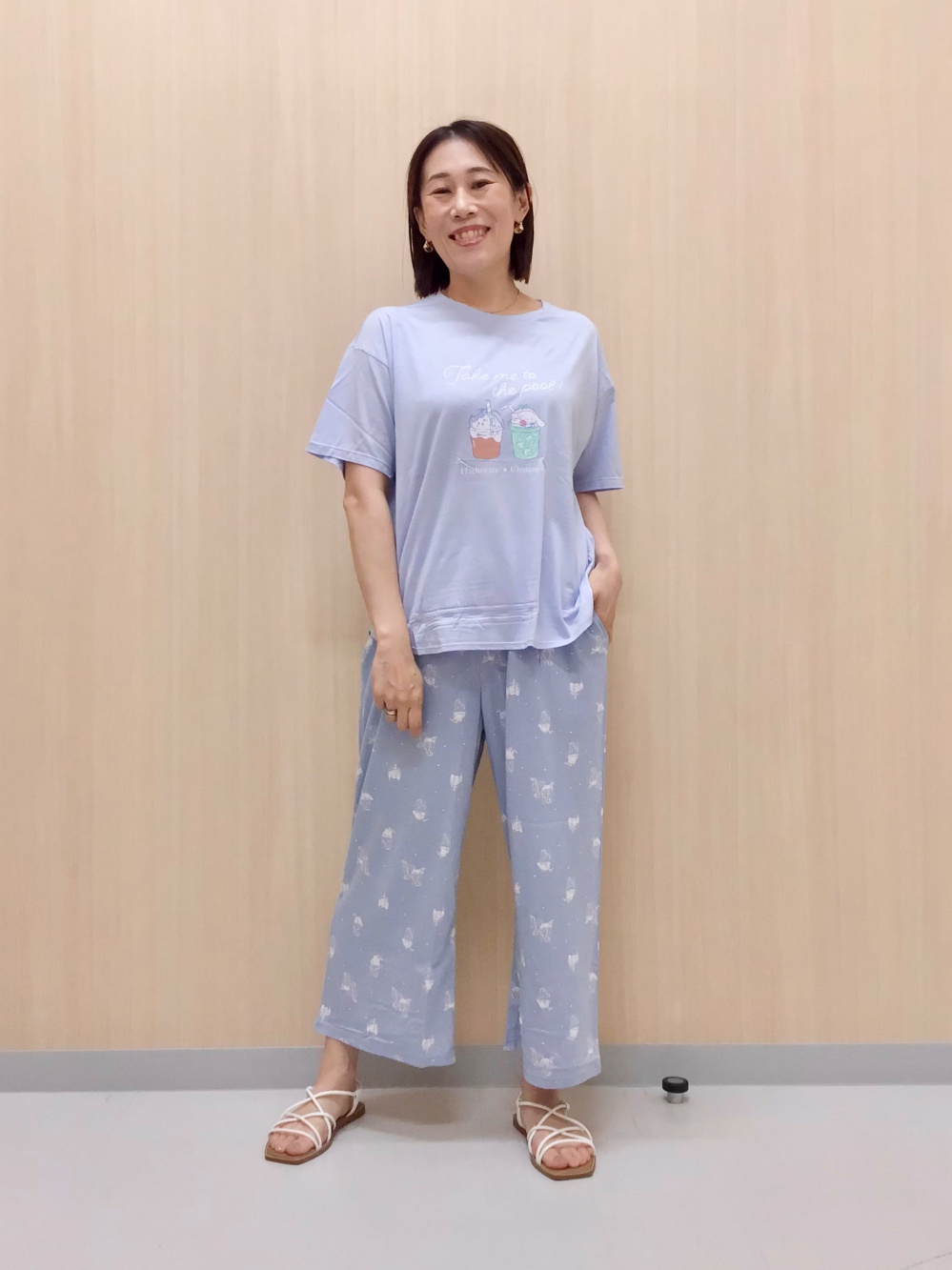 【3XL】ちいかわ×サンリオキャラクターズ スイーツコレクション ラウンジセット ユニクロの「ちいかわ」×「サンリオ」より、夏向けラウンジセットが新