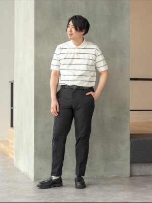 ユニクロ公式 | ドライカノコボーダーポロシャツ