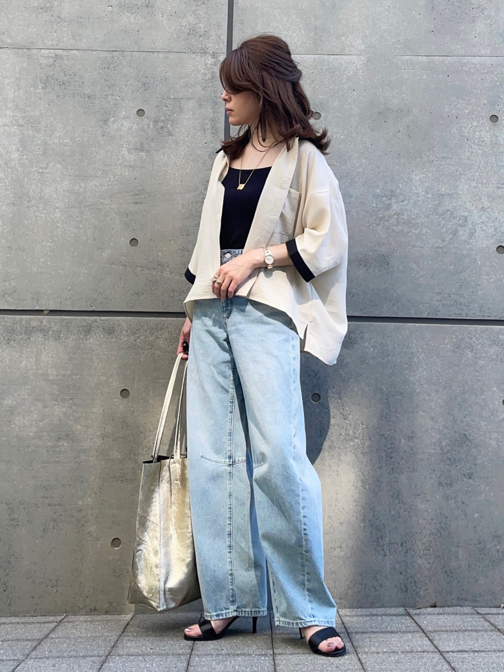 コットンティアードミニワンピース（半袖）、コットンレーヨン