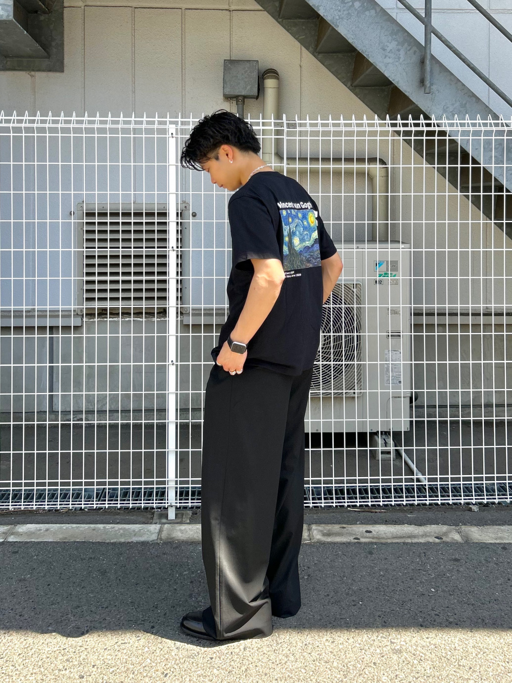 UNIQLO C タックワイドストレートパンツ - メルカリ