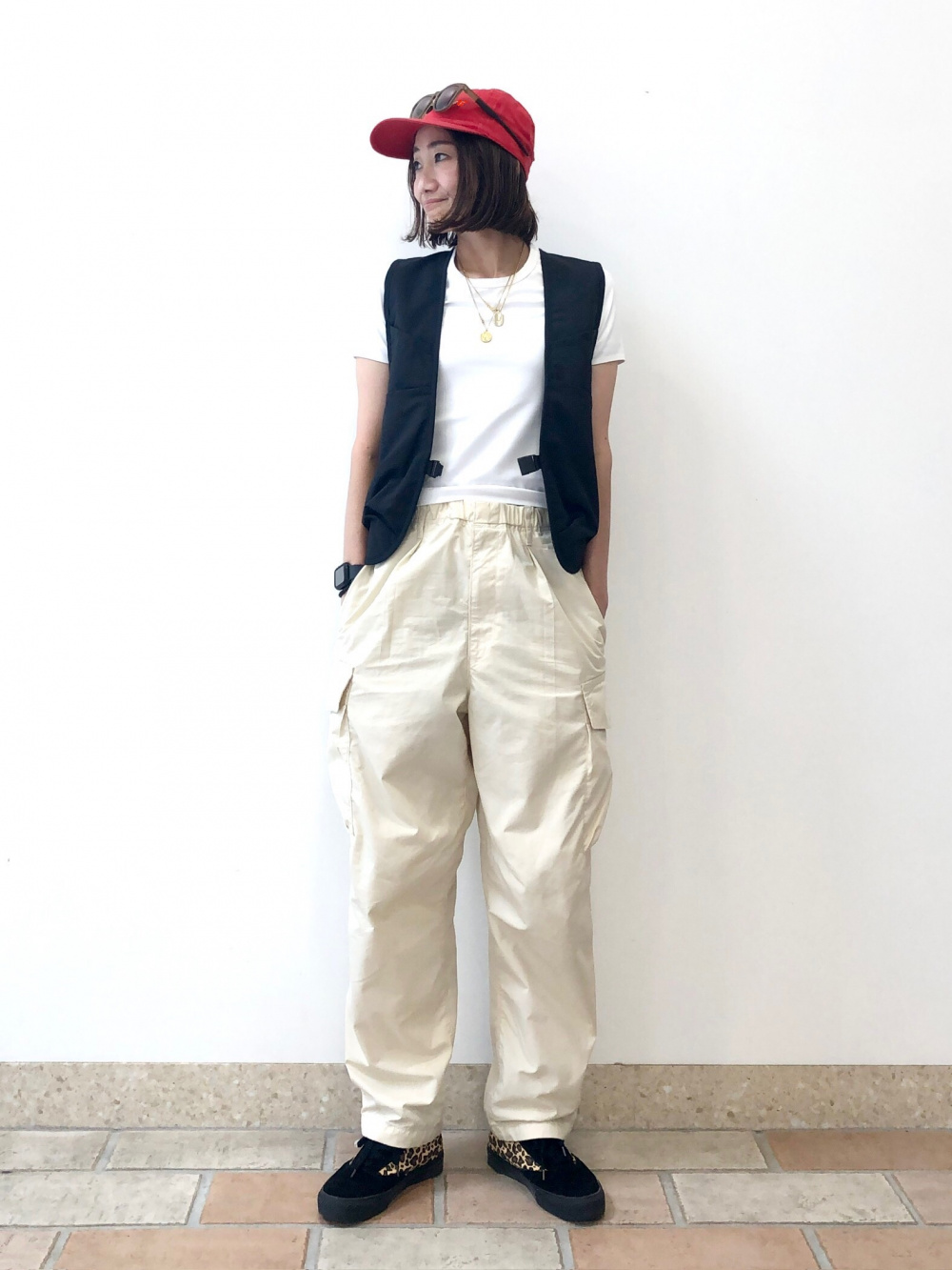 PEACE FOR ALL Tシャツ/綾瀬はるか、ワイドフィットパラシュート