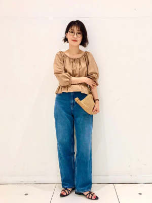 ユニクロ公式 | エンブロイダリーブラウス/7分袖