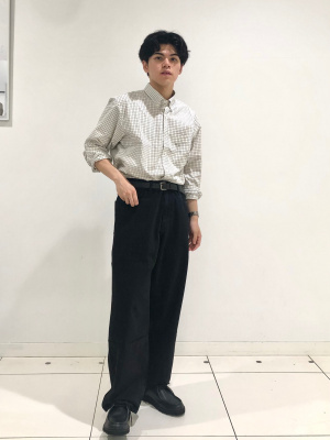 ♥　お決まり品 ユニクロ公式 | ブロードシャツ/チェック/ボタンダウン