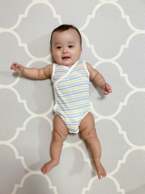 ユニクロ公式 | コットンメッシュボディスーツ/ノースリーブ/前開き