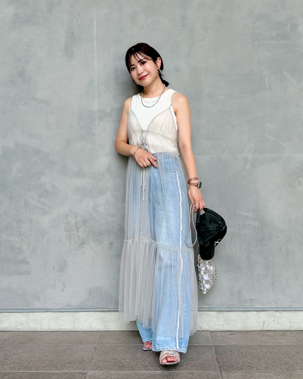 トップス AMERI Ft-blt 22SS CODE EMBROIDERY TOP トップス シャツ ブラウス 前開き