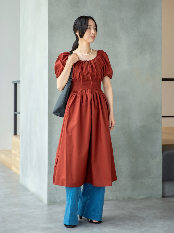 Check styling ideas for「Volume Sleeve Dress」｜UNIQLO VN